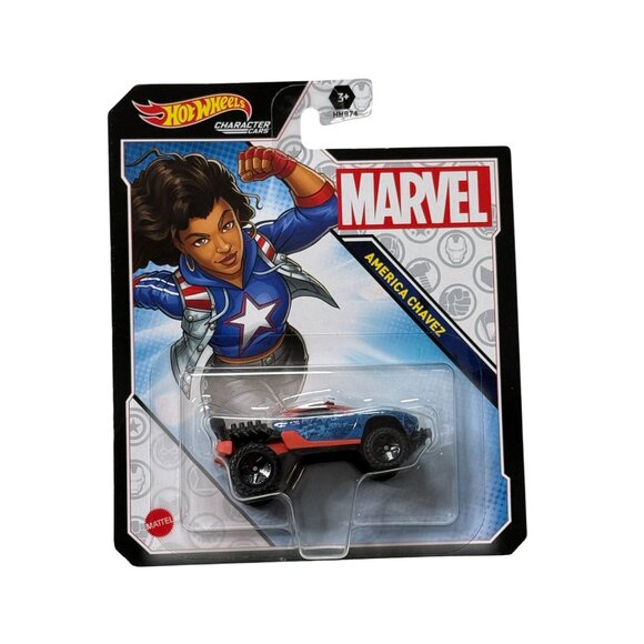 Hot Wheels Marvel America Chavez Character Car 2022 - Picture 1 of 4
